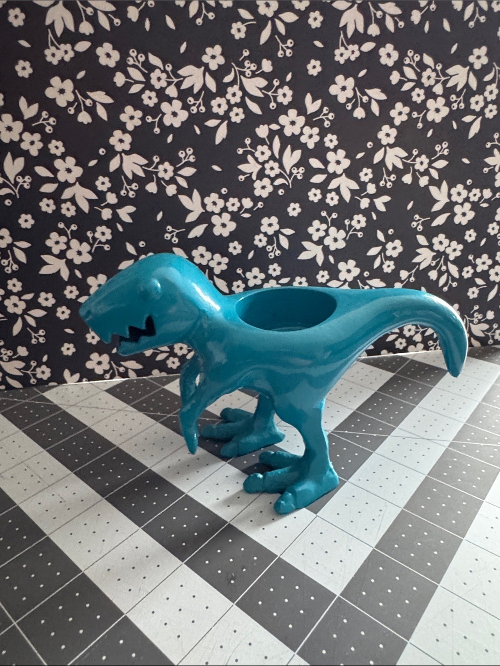 Cb2 T-Rex tea light holder